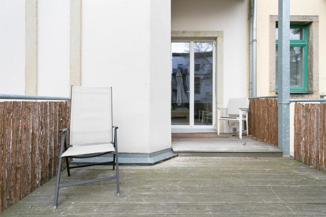 Apartment Bischof Am Alaunpark, Dresden Neustadt Bagian luar foto